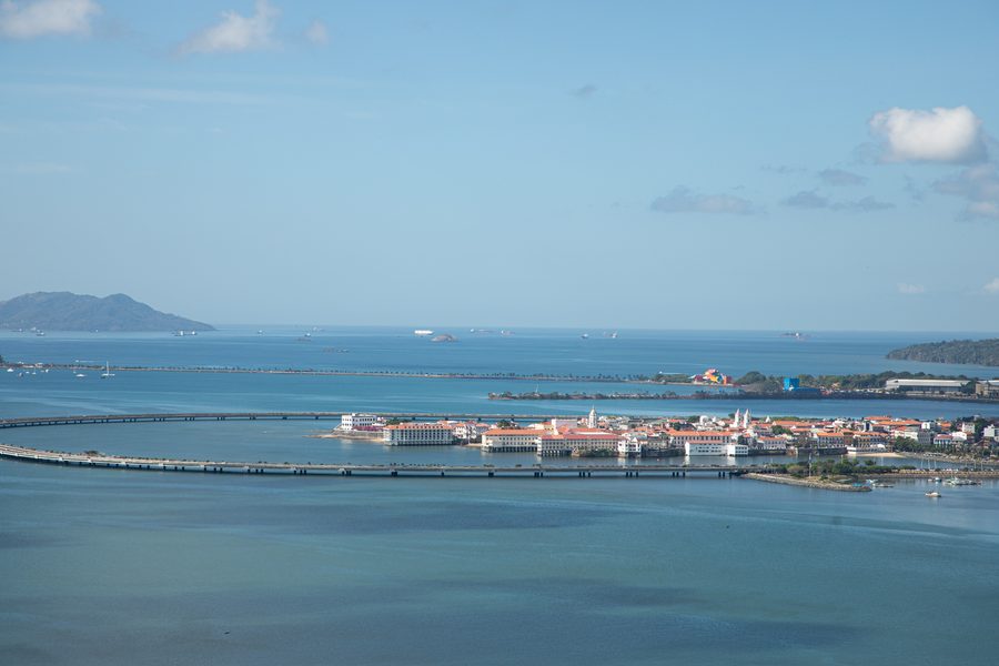Casco Antiguo, the Biomuseo and Amador